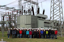 Exkursion zum Umspannwerk Oberhaid der TenneT TSO GmbH