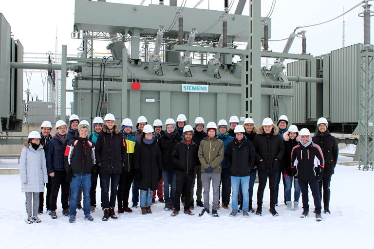 Exkursion zum Umspannwerk Würgau 2019