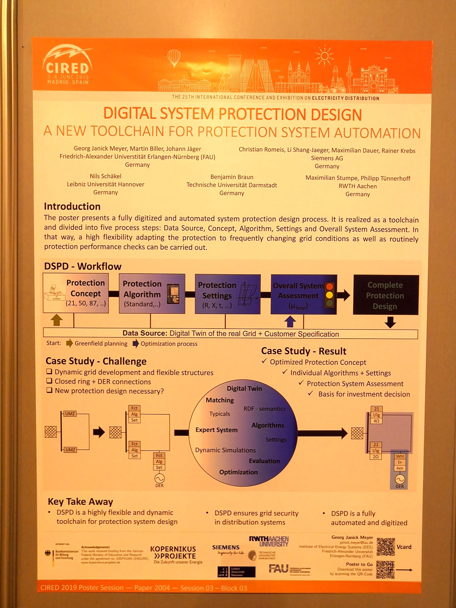 Präsentation des "Digital System Protection Design" Konzeptes