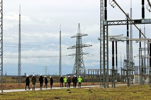 Exkursion zum Umspannwerk Bergrheinfeld