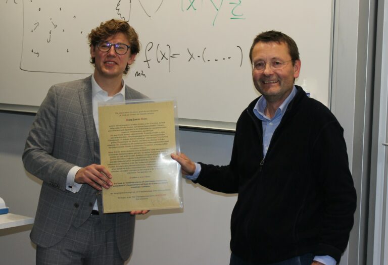 Promotion am EES – Interview mit Dr. Janick Meyer